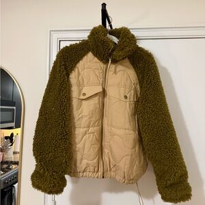 Universal Thread Olive and Beige Jacket